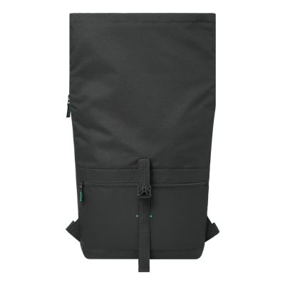 9. Rivacase Gremio City Rucksack, Schwarz, Polyester, Recyceltes Polyethylenterephthalat (rPET)