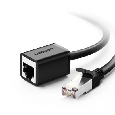 11. Ugreen NW112 11282 Netzwerk-Ethernet-Kabel RJ45 (weiblich) – RJ45 (männlich) F/UTP Cat. 6 1 Gbit/s 3 m – schwarz