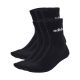 5. adidas Linear Crew Socken, gepolstert, 6er-Pack, schwarz, JL6094