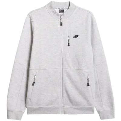 2. Herren-Sweatshirt 4F M2547, kühles Hellgrau-Melange, 4FWMM00TSWSM2547, Größe 27M