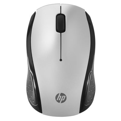 10. HP Maus 200 Kabellos USB-A 3-Tasten Silber/Schwarz
