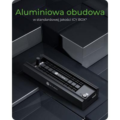 8. ICY BOX IB-180MC-C31 SSD-Gehäuse Schwarz M.2