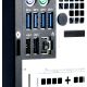 3. Smartkeeper NL03P2BK Portblocker RJ-45 Portblocker Schwarz 100 Stück.
