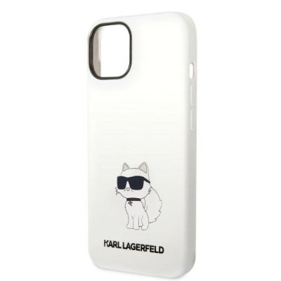 6. Karl Lagerfeld KLHMP14MSNCHBCH iPhone 14 Plus 6.7" Hardcase weiß/weiß Silikon Choupette MagSafe