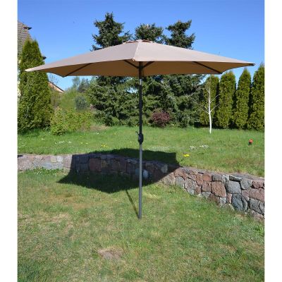 2. Gartenschirm 300 cm, faltbar, beige