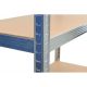 3. AW-Regal mit 5 Böden, 180 x 90 x 40 mm, Tragkraft 250 kg, 5,0 mm Presspassung, schnelle Montage