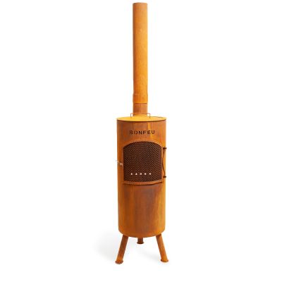 13. BF Bongiano LP rostiger Gartenkamin