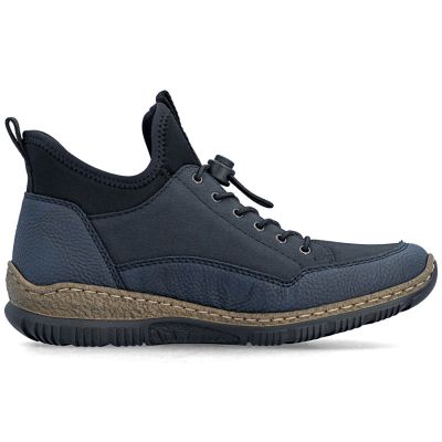 2. Rieker N32G3-14 bequeme, marineblaue, wasserdichte Damenschuhe