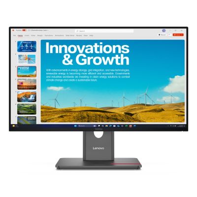 13. Lenovo ThinkVision P24QD-40 LED-Display, 60,5 cm (23,8 Zoll), 2560 x 1440 Pixel, Quad-HD-LCD, Schwarz