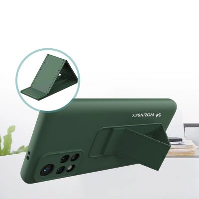 5. Wozinsky Kickstand Case Silikonhülle mit Ständer Xiaomi Redmi 10 Hülle Marineblau