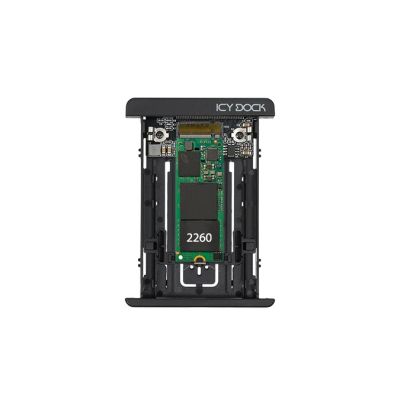 6. Icy Dock MB705M2P-B Festplattengehäuse SSD-Gehäuse Schwarz M.2