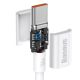 8. Baseus CATYS-C02 USB-C - USB-C PD QC FCP Kabel 100W 5A 2m - Weiß