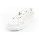 12. Karl Lagerfeld Kapri Herrenschuhe Sneakers Naturleder weiß