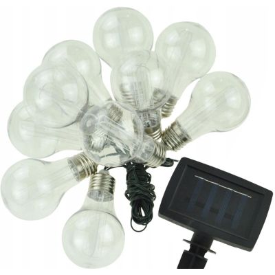 Solar-Girlandenlampe, Partybeleuchtung, 10 LEDs, 3,8 m