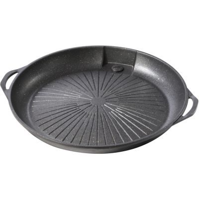 7. Grillrost und Grillpfanne für einen Gas-Campingkocher und -grill