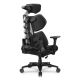 2. COUGAR Terminator Elite Gaming-Stuhl, gepolsterter Sitz, Schwarz, Silber