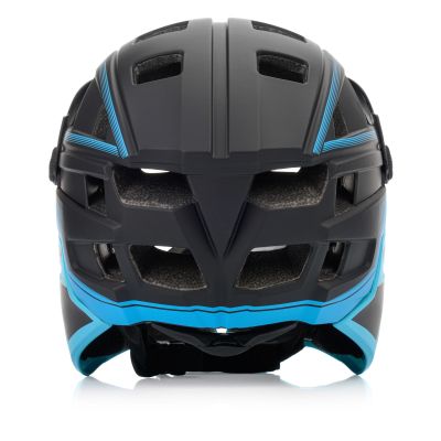 5. Meteor Hydra M Integral-Fahrradhelm 55-58 cm Schwarz/Blau