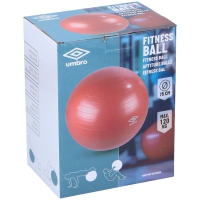 3. FITNESSBALL 75CM ROT UMBRO