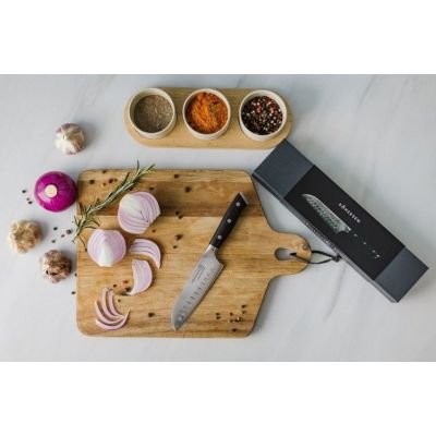 7. Kohersen Elegance Santoku-Messer aus Ebenholz, 12,7 cm