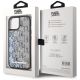 8. Karl Lagerfeld Liquide Glitter Monogram Gradient iPhone 15 Hülle - Schwarz
