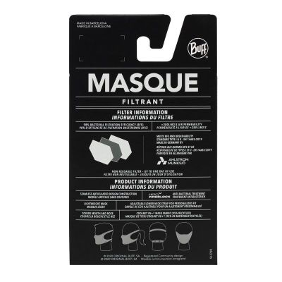 8. Kinder-Gesichtsmaske BUFF® FILTER MASK BAWE BLACK 126645 999 10 00