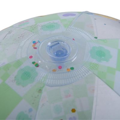4. Aufblasbarer Strandball 50 cm, glitzernd grün 53197