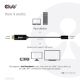 5. CLUB 3D CAC-1333 Kabeladapter 0,22 m HDMI Typ-A (Standard) USB Typ-C Schwarz