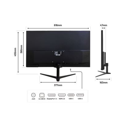 7. JAPANNEXT Monitor 68,5 cm JN-IPS27WQHDR-C65W 16:9 HDMI/DP WQHD