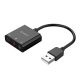 Orico SKT3 USB-A externe Soundkarte – Schwarz