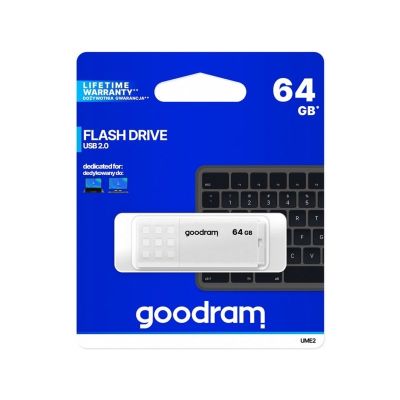 3. GoodRam UME2 UME2-0640W0R11 USB-Stick (64 GB; USB 2.0; weiß)