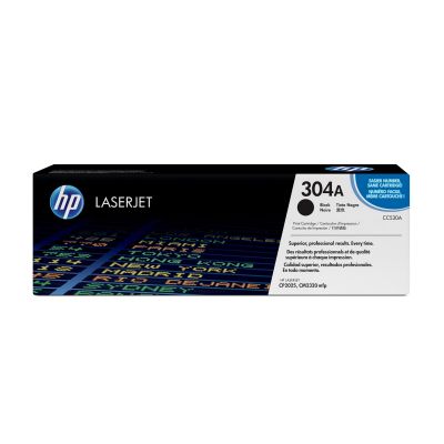 4. Original HP 304A Schwarze LaserJet-Tonerkartusche