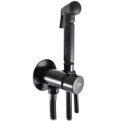 mattschwarzer Bidet-Armatur