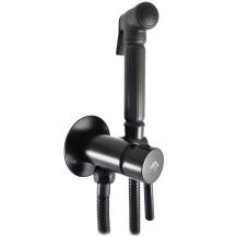 mattschwarzer Bidet-Armatur