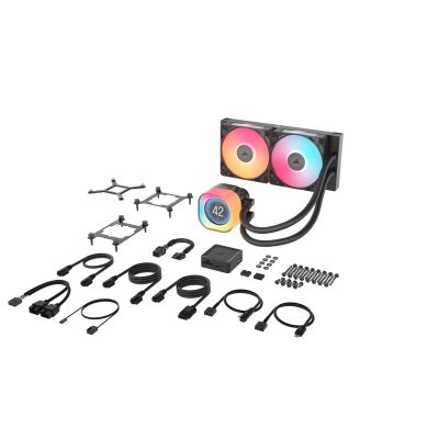 4. CORSAIR WAK iCUE LINK TITAN 240 RX LCD AIO 240mm Wasserkühlung