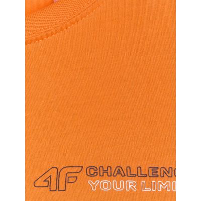 6. Jungen-T-Shirt mit Aufdruck, regulär, Größe 4F 4FJWAW25TTSHM2415-70S