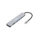 6. Equip 133494 Dockingstation, kabelgebunden, USB 3.2 Gen 1 (3.1 Gen 1), Typ-C, Silber
