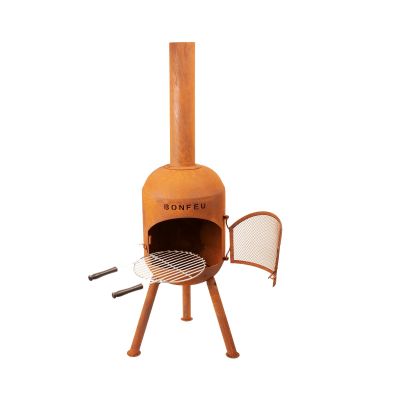2. Bonfeu Bonsolo Gartenkamin rostig 3401R