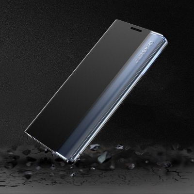 7. Sleep Case Booktype Case Smart Schutzhülle Aufklappbare Hülle für Xiaomi Redmi K40 Pro+ / K40 Pro / K40 / Poco F3 blau