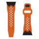 7. UAG Monarch - FKM-Armband für Apple Watch Serie 4-6 & SE 1-3, 44 mm / Serie 7-9, 45 mm / Serie 10-11, 46 mm / Ultra 1-3, 49 mm (orange / schwarzes Titan)