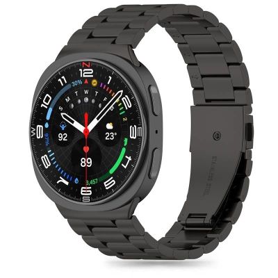 Tech-Protect Edelstahlarmband für Samsung Galaxy Watch 40/44/46 mm - Schwarz