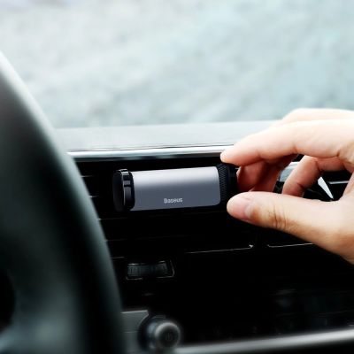 9. Baseus Autotelefonhalter für Lüftungsschlitz schwarz (SUGP-01)