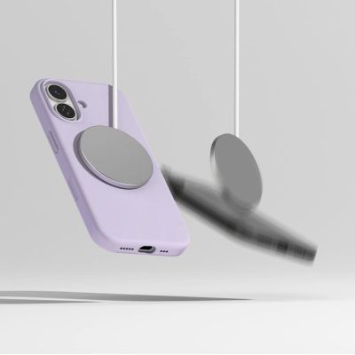 8. Ringke Silikon Magnetische MagSafe Hülle für iPhone 17 - Lila