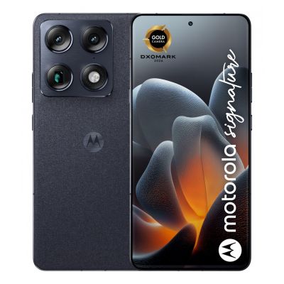 3. Motorola Signature 17,2 cm (6,78 Zoll) Dual-SIM Android 16.0 5G USB Typ-C 16 GB 512 GB 5200 mAh Dunkelblau