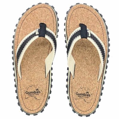 3. Gumbies Corker Flip-Flops G-CO-UNI-BL