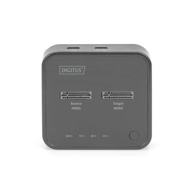 3. DIGITUS M.2 NVME SSD-Dockingstation mit Offline-Klonfunktion, USB-C, Schwarz DA-71545