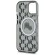 7. Karl Lagerfeld IML Monogram Karl & Choupette Head MagSafe-Hülle für iPhone 15 – Schwarz