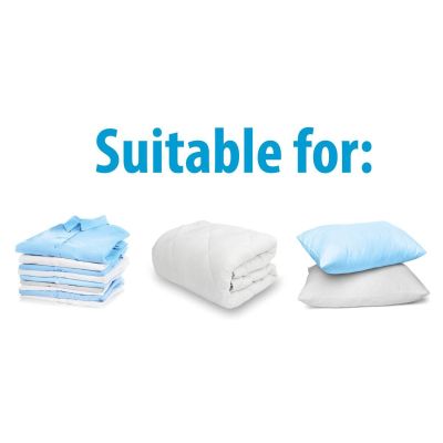 11. Vakuumbeutel zur Aufbewahrung von Kleidung und Bettwäsche 90x110cm ALPINA