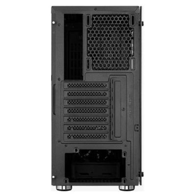 4. AEROCOOL PGS ZAURON FRGB-G-BK-v1 SCHWARZES GEHÄUSE