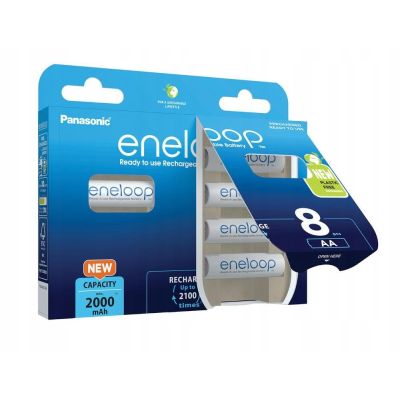 2. PANASONIC ENELOOP AA 2000mAh 8 Stück