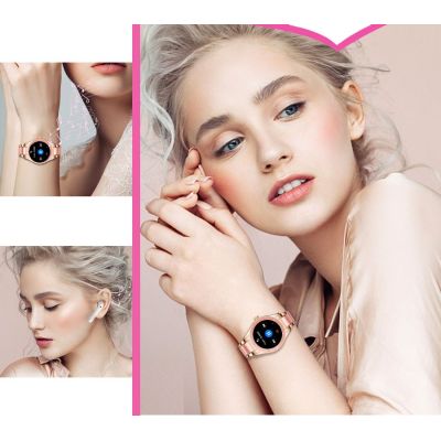 12. Rubicon RNCE82 Pink Damen-Smartwatch